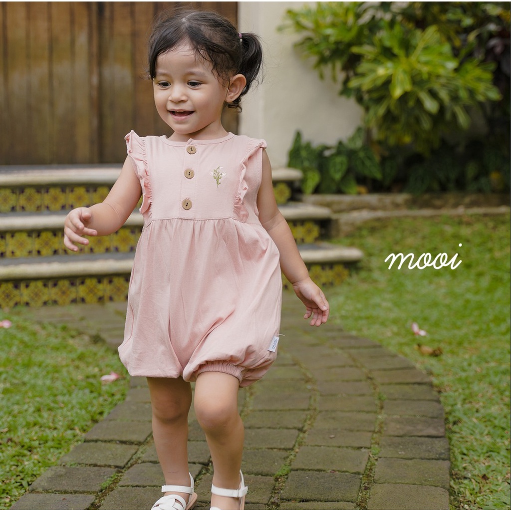 MOOI HANA ROMPER ROMPER BAYI JUMPSUIT FASHION ANAK BAYI PEREMPUAN 0-24 BULAN CBKS S24