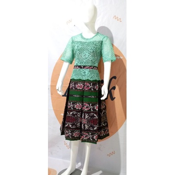 dress brokat wiru etnik