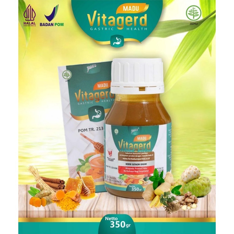 Madu Herbal Asam Lambung Original Asli-MADU VITAGERD