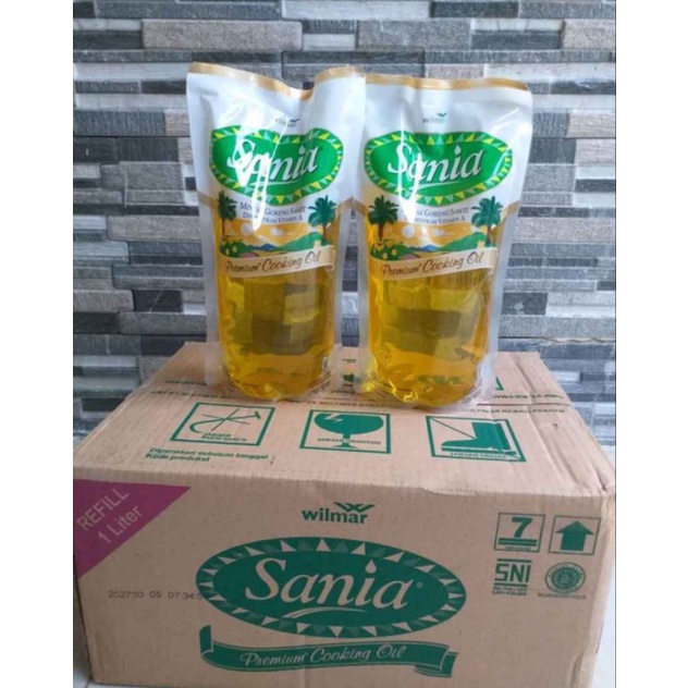 

minyak goreng Sania 1 liter pouch