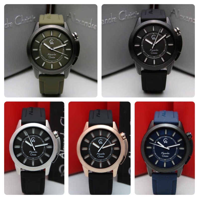 JAM TANGAN PRIA ALEXANDRE CHRISTIE 8632MH / AC 8632MH / AC 8632 EL LIGHT