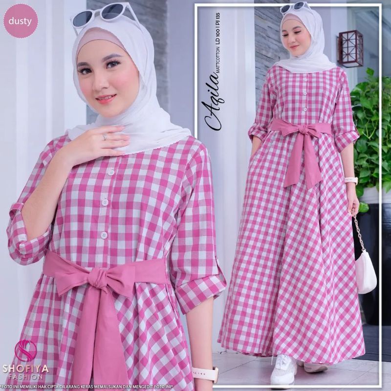 AQILA DRESS BY SHOFIYA FASHION ORIGINAL