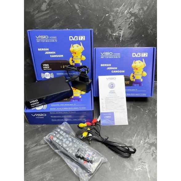 SET TOP BOX VISIO RESMI KOMINFO // STB VISIO DVB T2