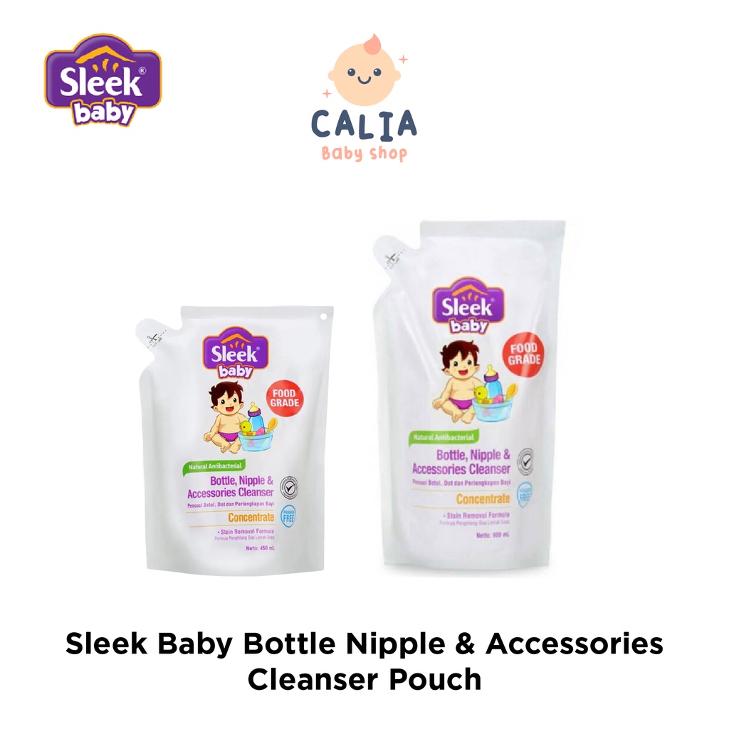 Sleek Baby Bottle Nipple &amp; Accessories Cleanser Pouch