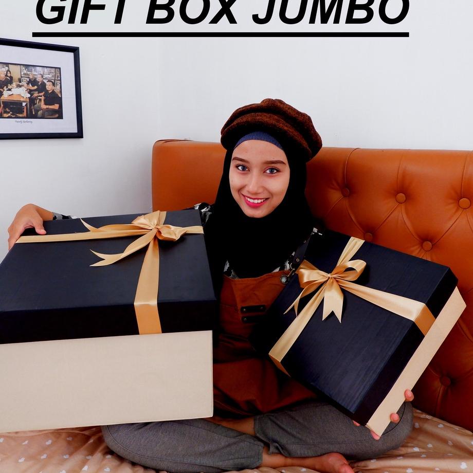 

[S-4U ㊚] Gift Box Jumbo / Kotak Kado / jumbo 43x31cm / Packaging Hadiah / Hampers Box / Unik Goni Aestetic-proses cepat