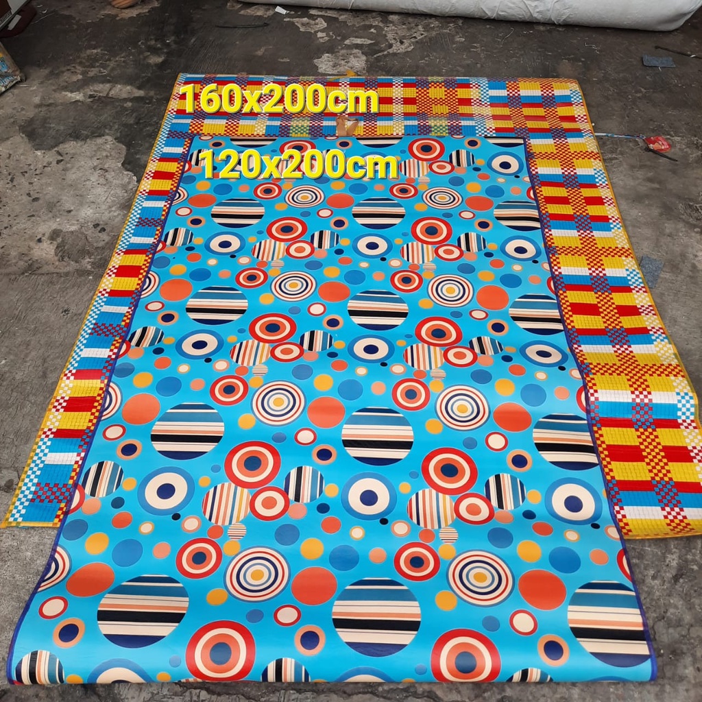 TIKAR GAMBAR PLASTIK SPON KARAKTER 160X200cm tebal 2mm