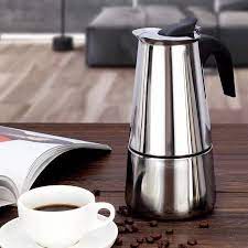 IKILOSHOP 400 ML Coffee Pot Teko Kopi Moka Pot Stainless Espresso Coffee Maker