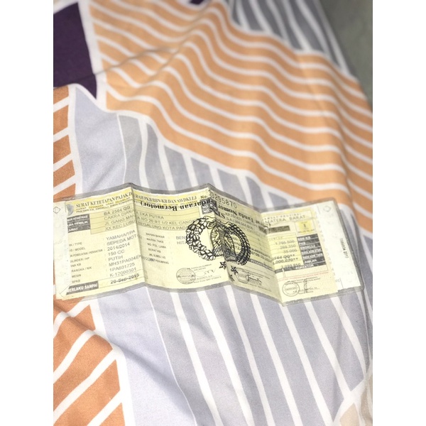 Dokumen Stnk Yamaha Vixion Tahun 2014