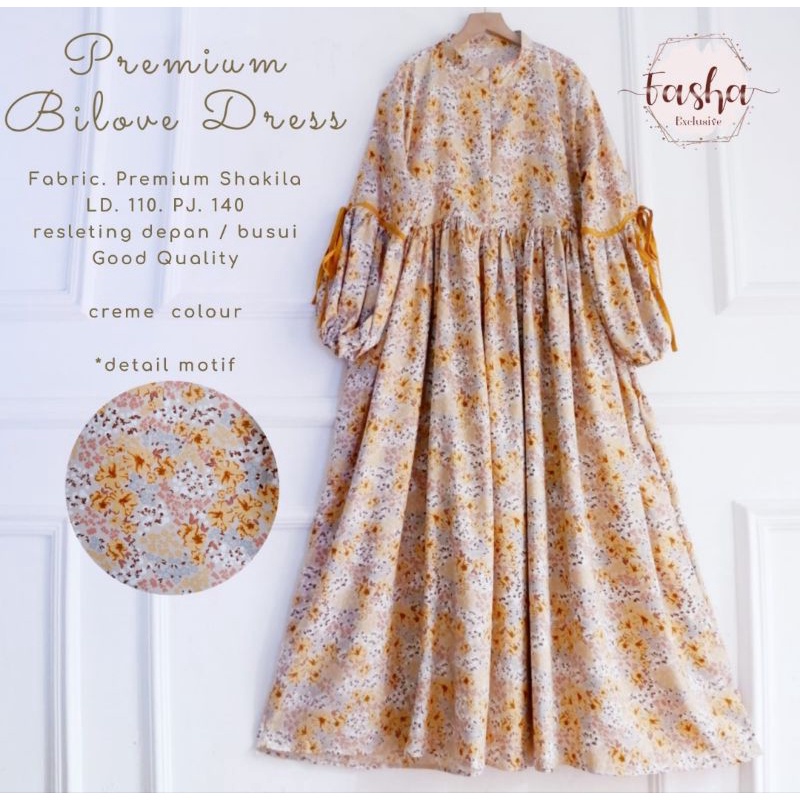 bilove dress premium shakila import