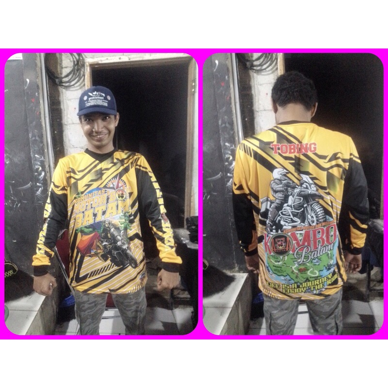 kaos jersey kombo kuning