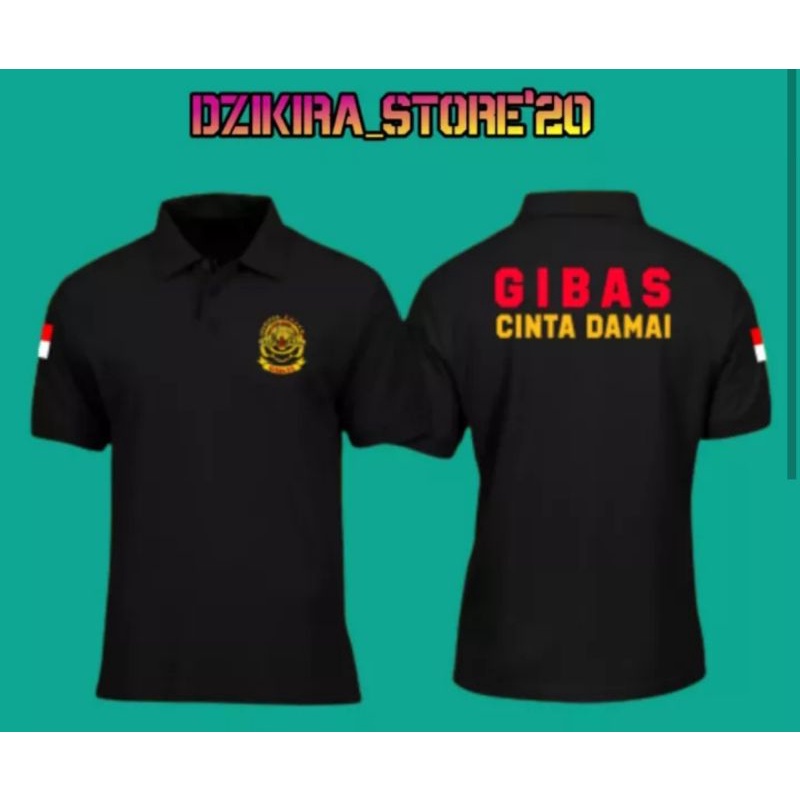 kaos kerah gibas//kaos gibas//baju gibas//atribut gibas//kaos ormas gibas