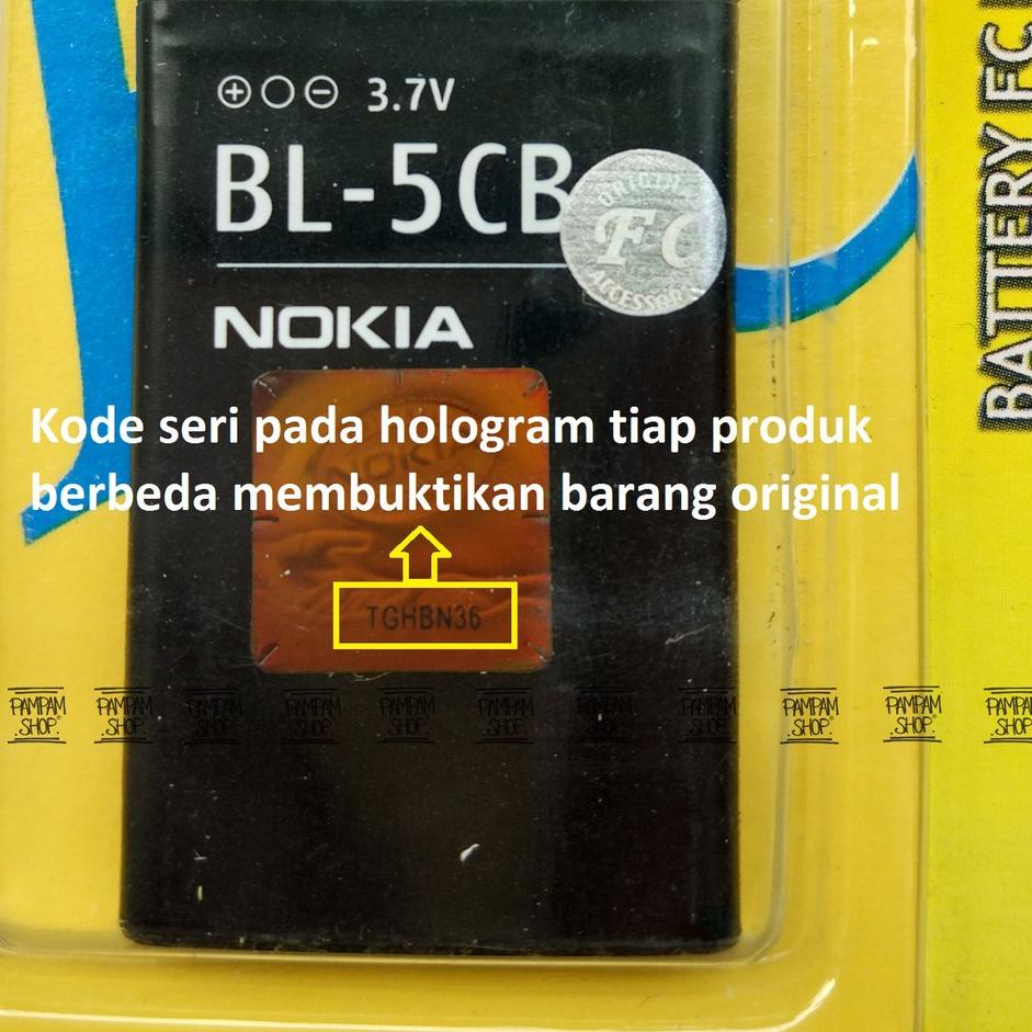 Termurah Baterai Nokia 1280 BL5CB Original OEM | Battery, Batrai, Batre, BL 5CB, BL-5CB, BL 5 CB