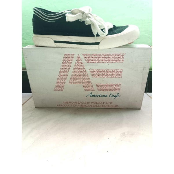 Sepatu Sneakers Shoes American Eagle Jada Black Preloved (Dirty Condition)