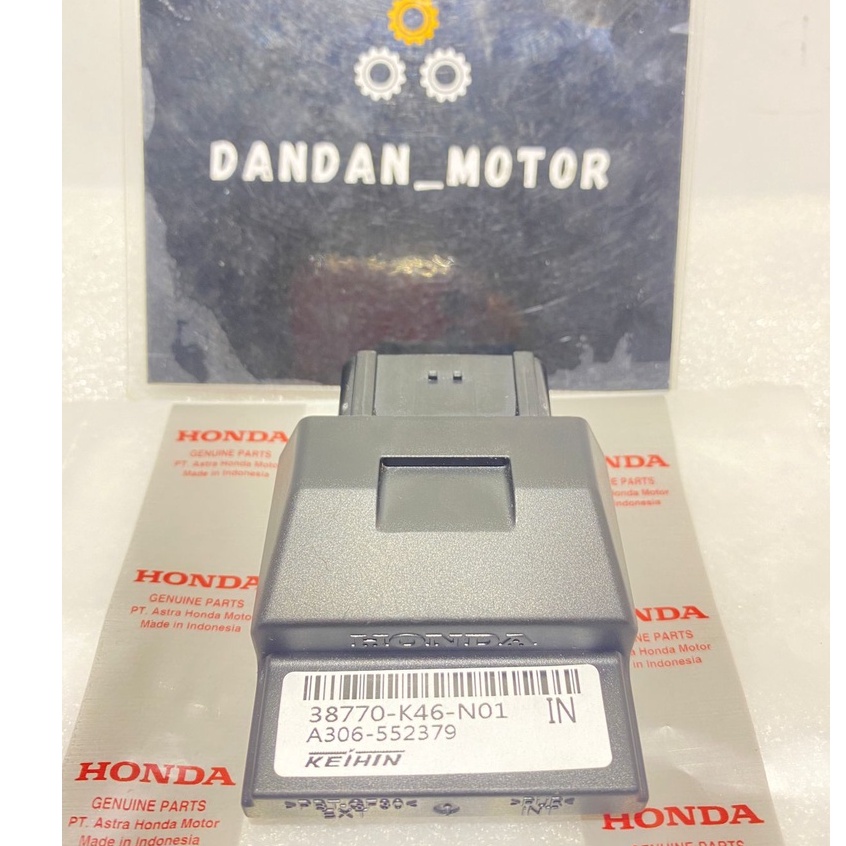 38770-K46-N01 ECU ECM CDI VARIO 110 FI INJEKSI HONDA 38770-K46-N01 BARU ORIGINAL ASLI HONDA