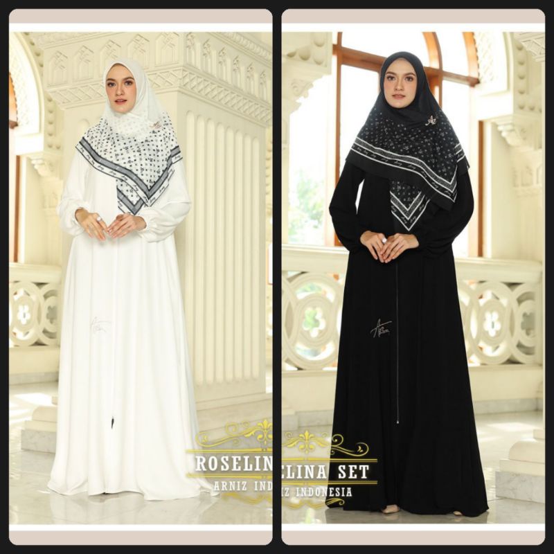 Roselina Set by Arniz Collection/Roselina Set by Arniz/Roselina Syari by Arniz/Arniz Terbaru/Series 