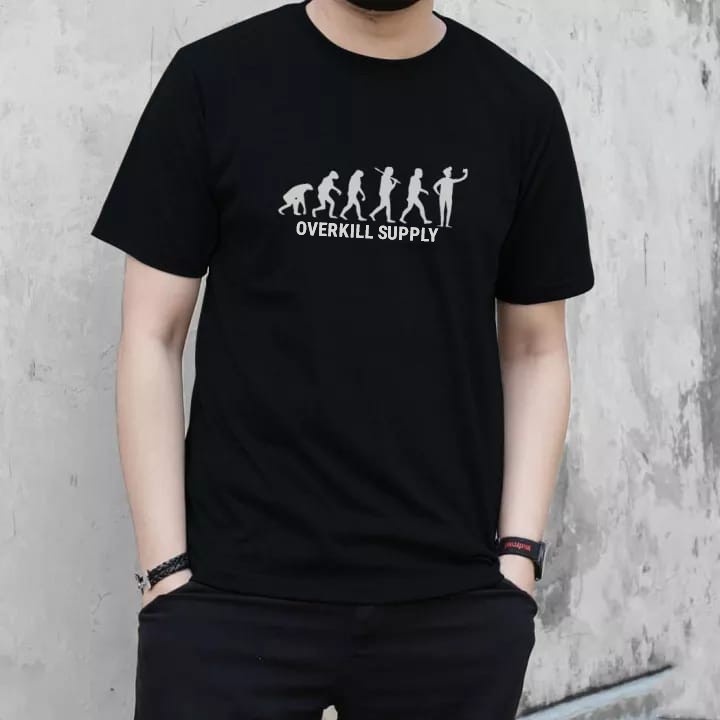 Kaos pria distro terbaru baju kaos cowok dewasa bahan katun combed 30s