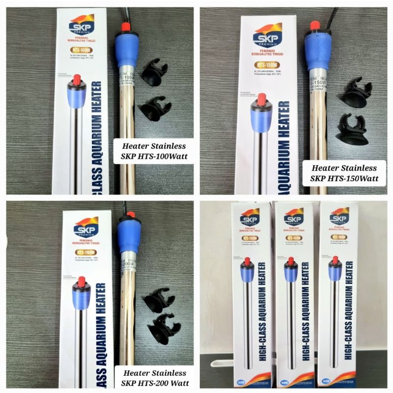 RK Heater Stainless SKP Premium SAKKAI PRO PREMIUM SKP HTS-100 Watt/ 150Watt/ 200 Watt Heater