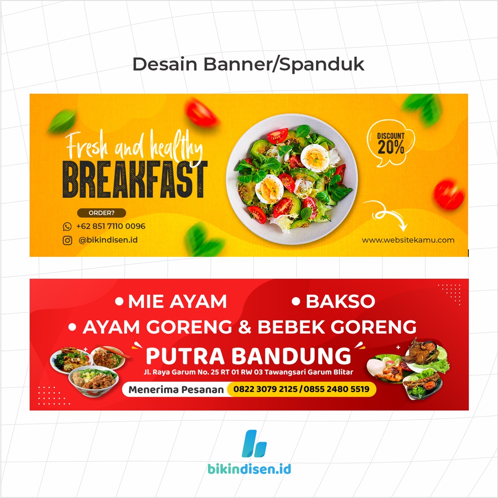 Jual JASA DESAIN LOGO / BANNER / XBANNER / POSTER / ID CARD