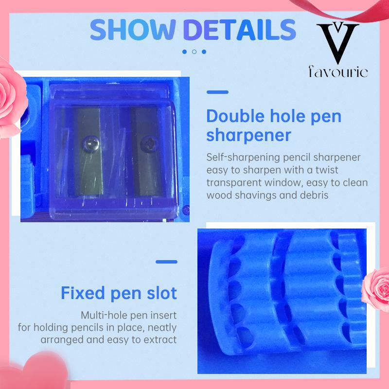 CODKotak Pensil Ada Kalkulator Makin Praktis Gratis Isi Pensil Stationary-FA