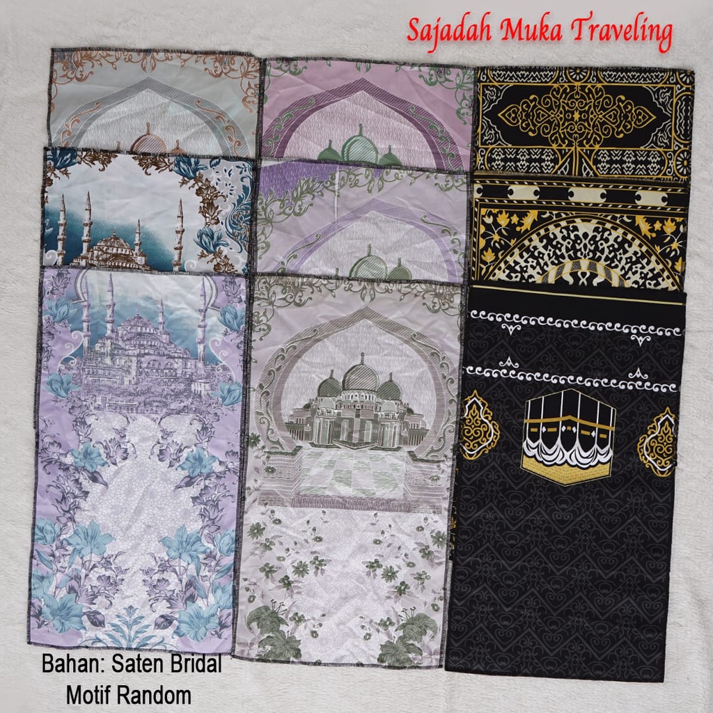 Sajadah Muka Saten Traveling Terbaru GREAT B