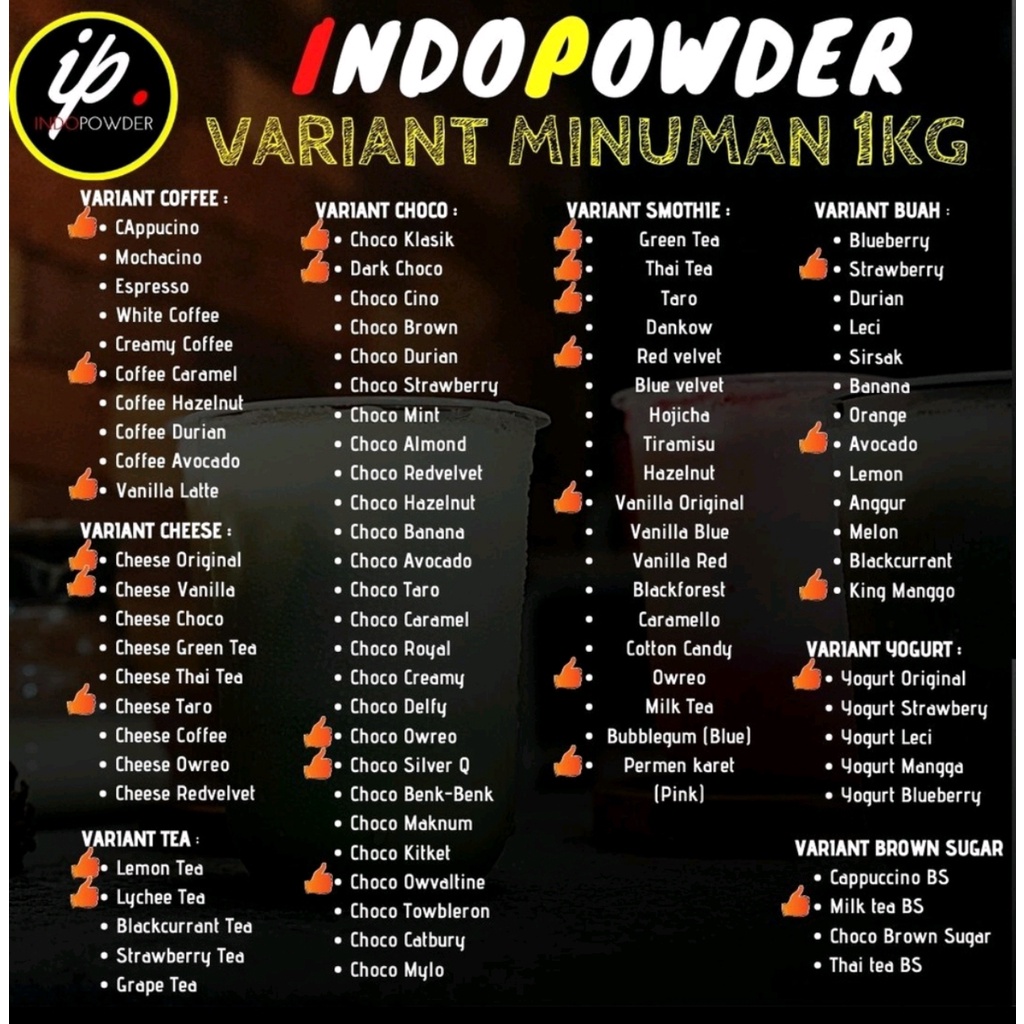 King Mango Powder 1 Kg / Bubuk Minuman Mangga / Powder Mangga 1 Kg