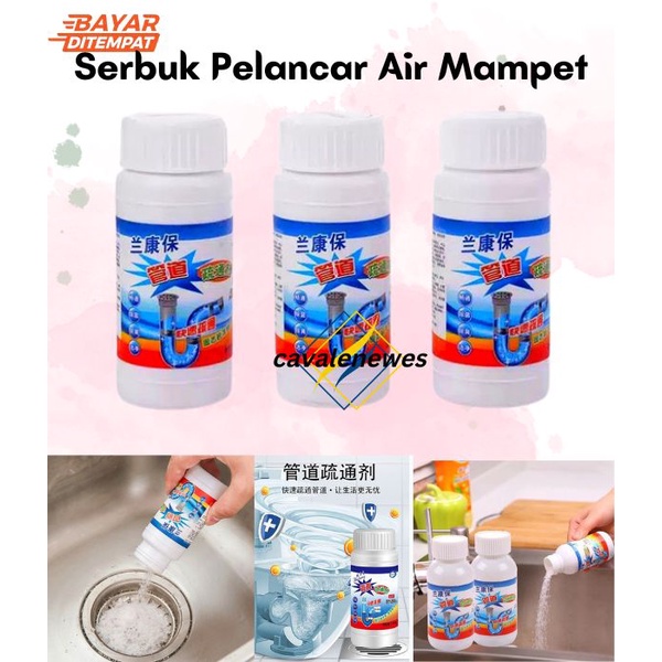 Jual Bubuk Anti Sumbat Anti Mampet Pelancar Saluran Air Pipa Wc Closet Watafel Akibat Kotoran