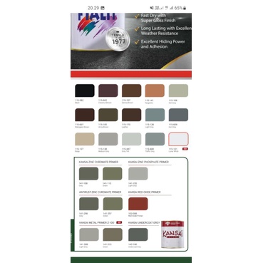 

Ftalit Cat Minyak kayu Besi 1 liter/ 1kaleng