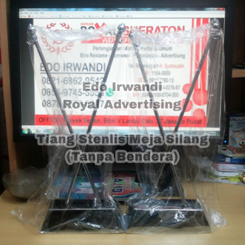 

Tiang Bendera Stenlis Meja Silang Tanpa Bendera Berkualitas Ready Stock