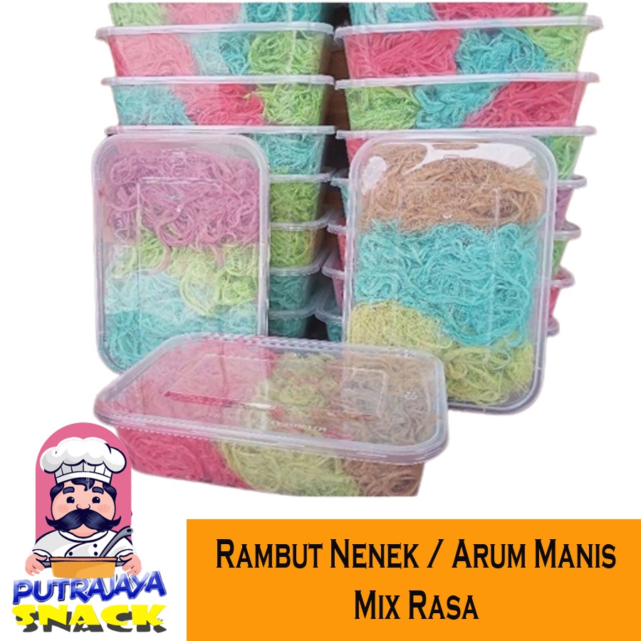 

Arum Manis/Rambut Nenek Mix Campur Rasa/Arum manis box