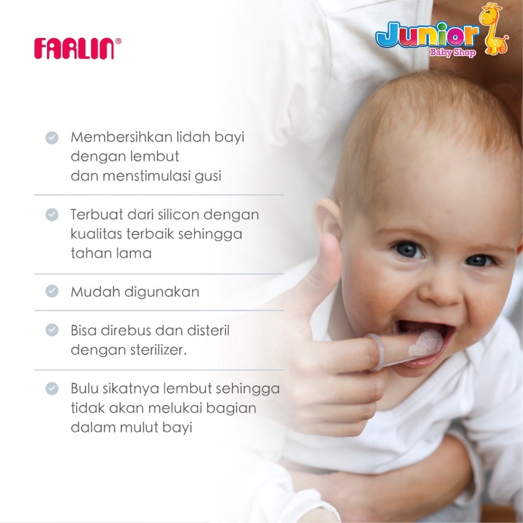 Farlin Baby Fingers - Sikat Gusi dan Lidah Bayi