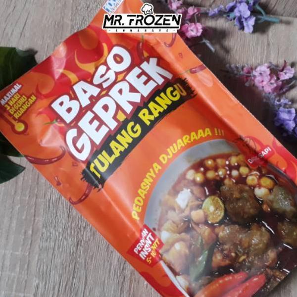 

Garansi Termurah..!!! Baso Geprek Tulang Rangu Geprek Samiraos 250gr こ