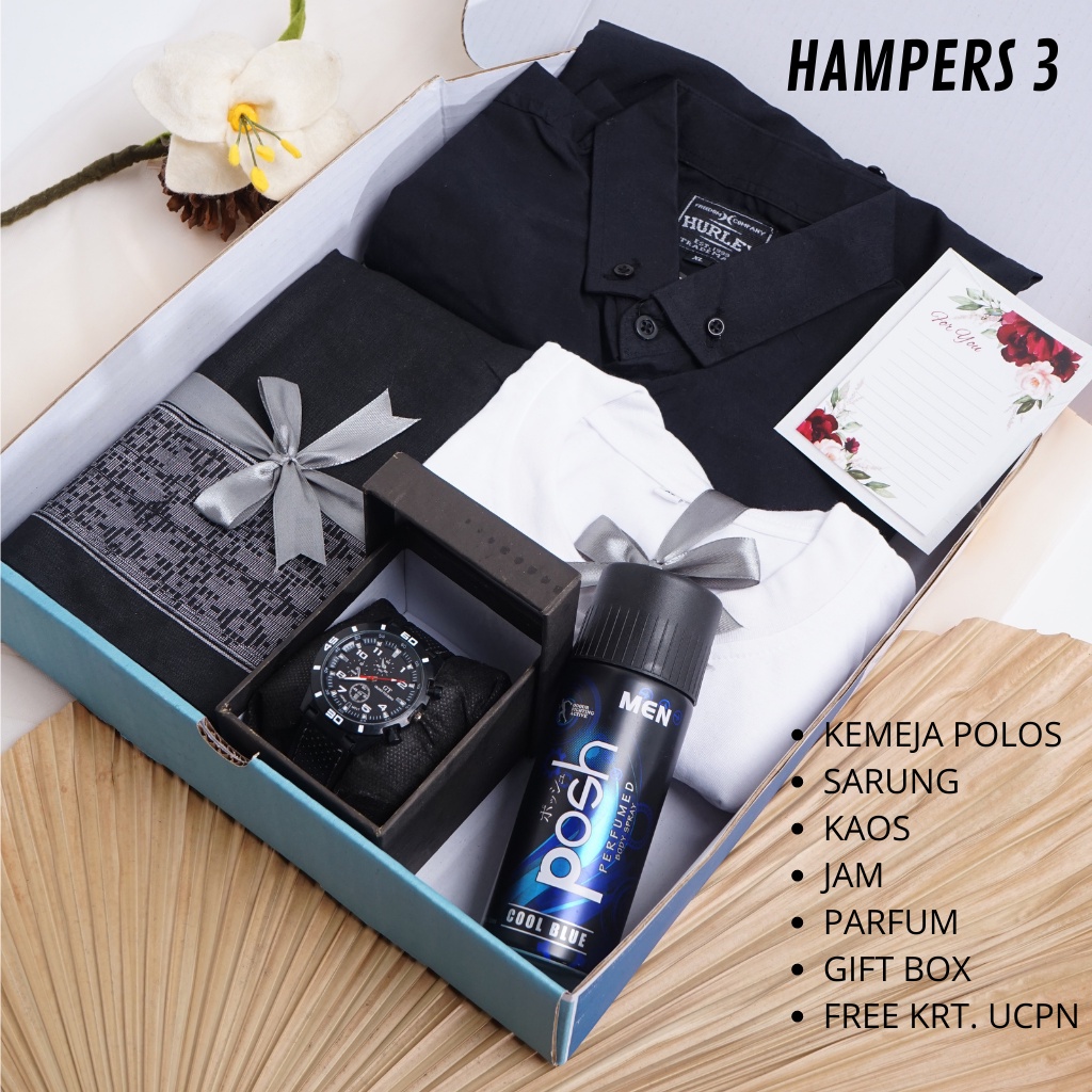 HAMPERS KADO HADIAH ULANG TAHUN PRIA TREN TERBARU