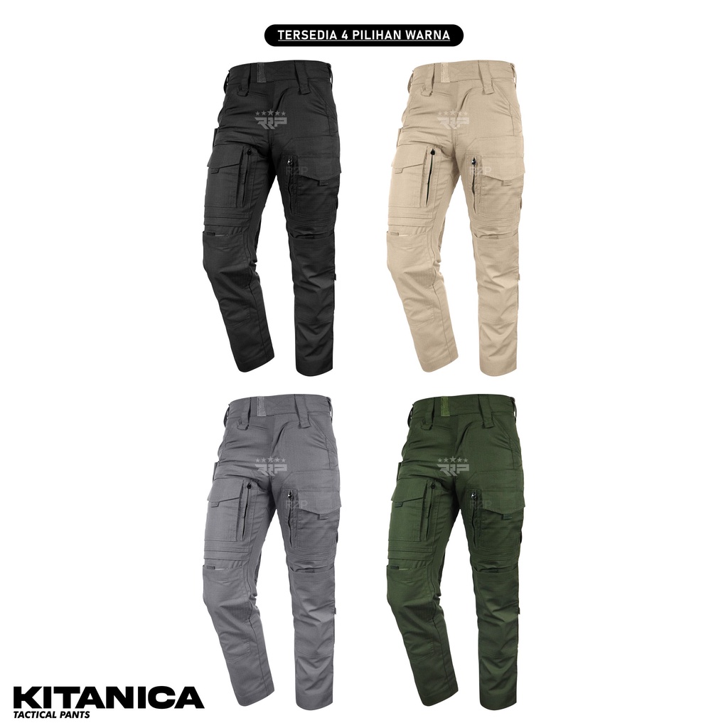 CELANA TACTICAL KITANICA CARGO PANJANG OUTDOOR BAHAN RIBSTOP