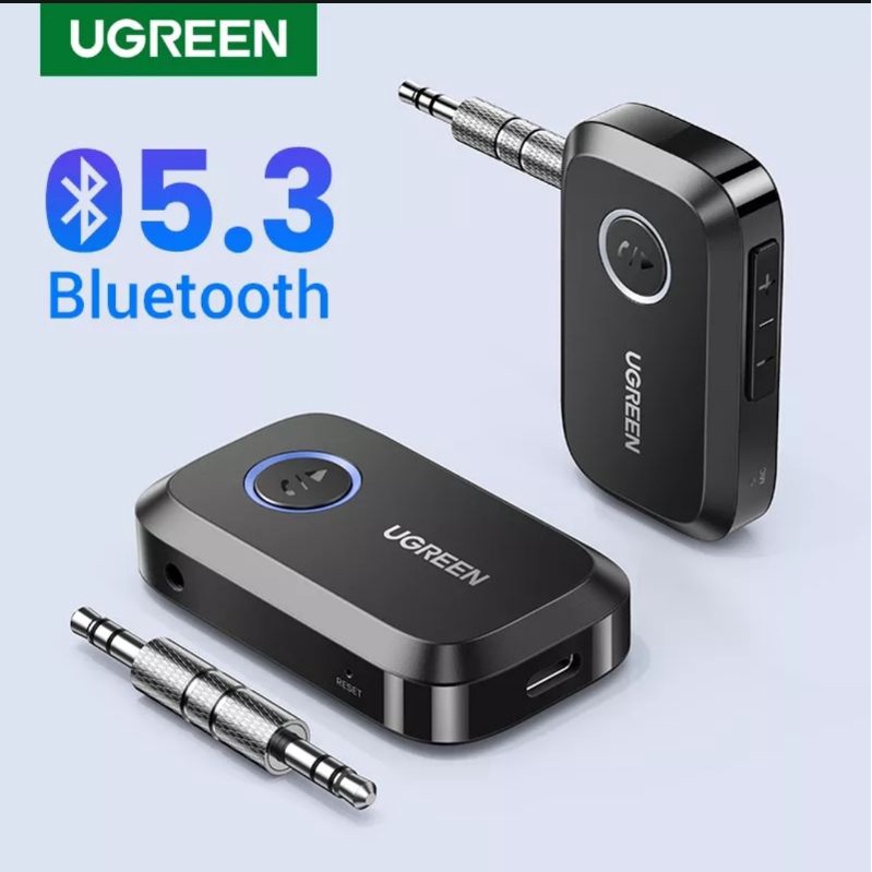 Ugreen Receiver Bluetooth 5.3 - Dongle Ugreen Audio Bluetooth Receiver Adapter with Aux 3.5 for Headset / Speaker