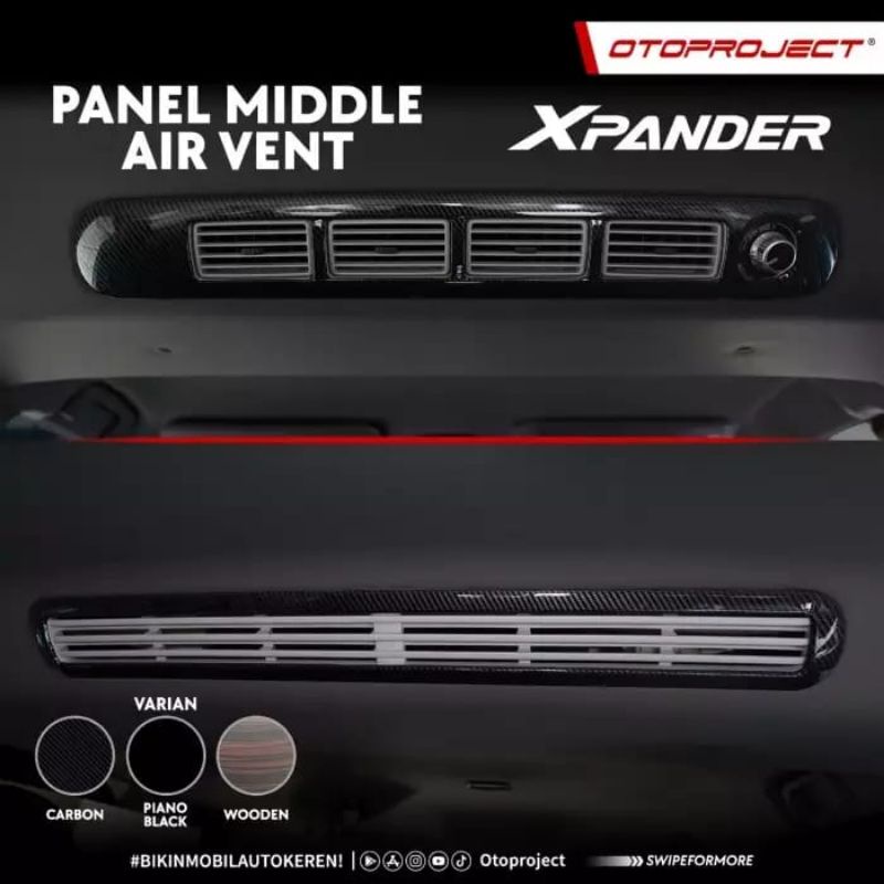 Panel middle air vent ac baris 2 New Xpander 2021-2024 Otoproject