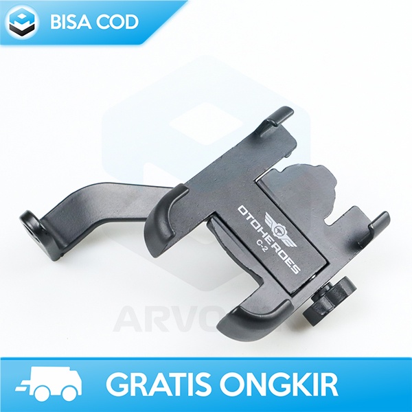 HOLDER SMARTPHONE MOTOR GOJEK GRAB ALUMUNIUM ALLOY HANDLEBAR INIU C-2