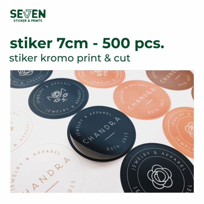 

Promo Stiker Label - Uk. 7cm - 500 Pcs