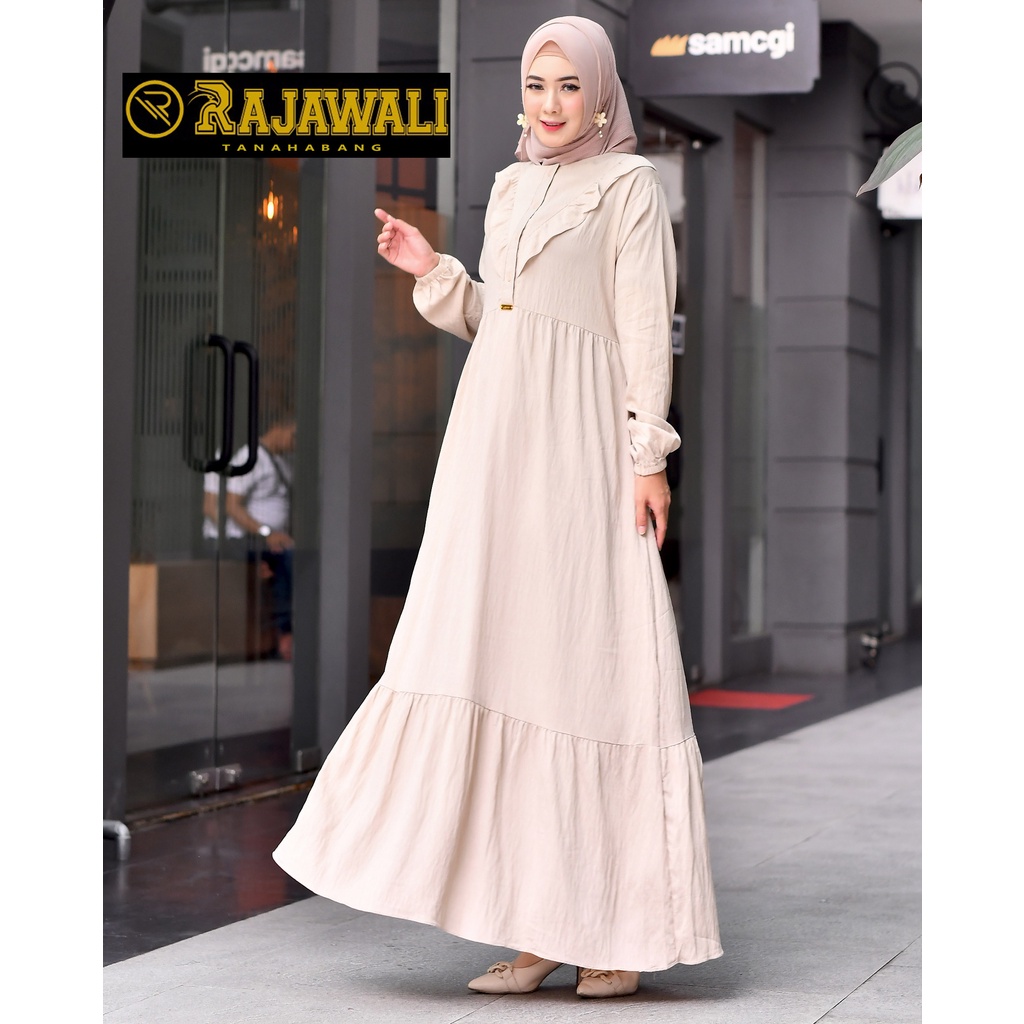 Nadira Gamis Crinkle Airflow Premium / Gamis model terbaru / Gamis viral 2023 / Gamis Lebaran 2023 P