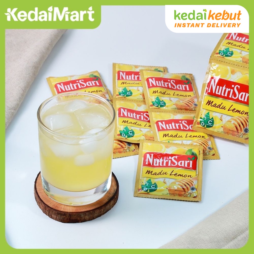 

Nutrisari Madu Lemon 10 Pcs X 14 Gram