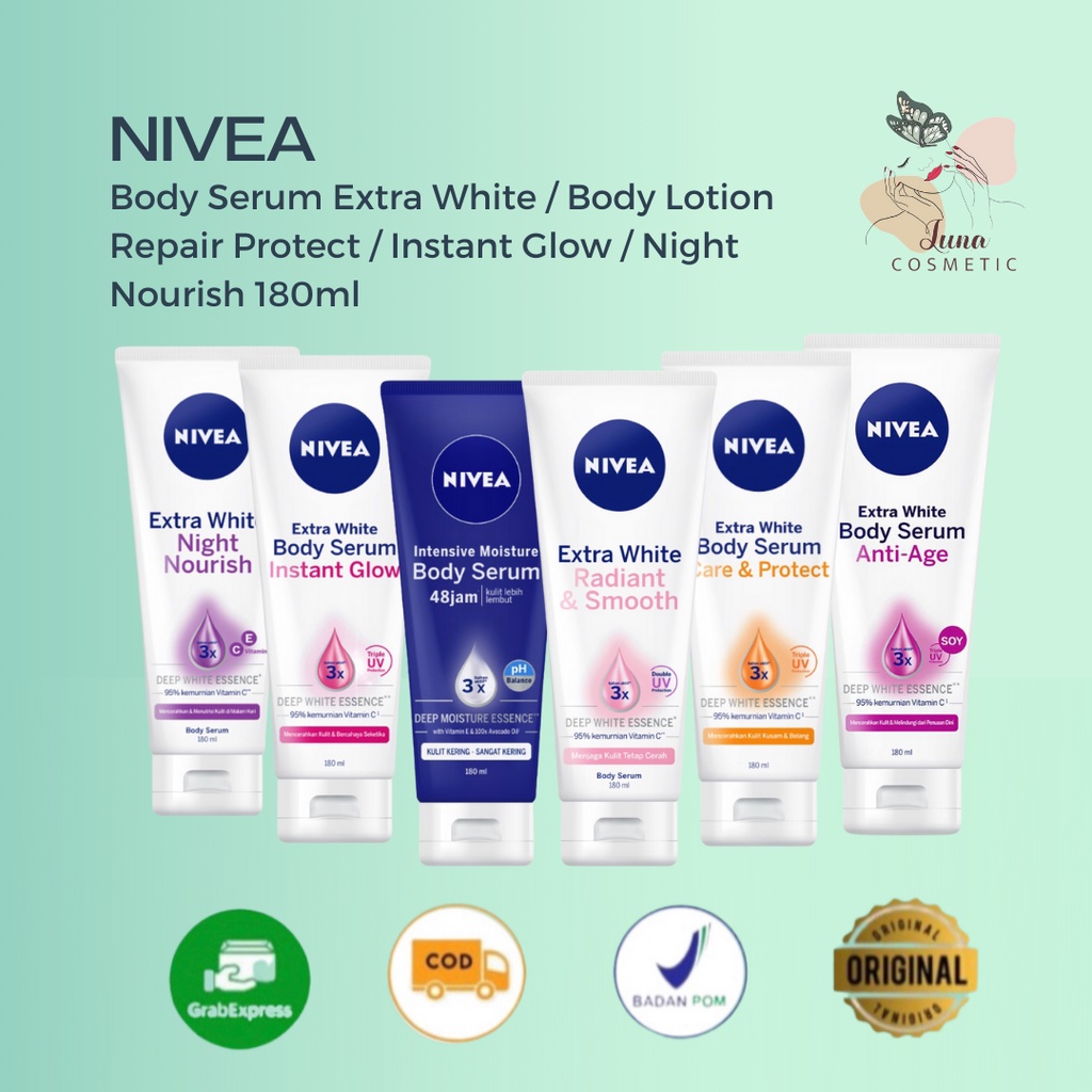 NIVEA Extra White Body Serum 180ml