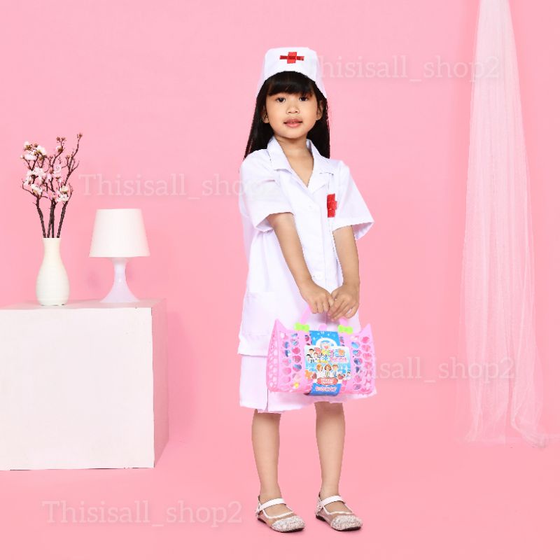 BAJU DOKTER CILIK / BAJU DOKTER / BAJU SUSTER / BAJU PERAWAT