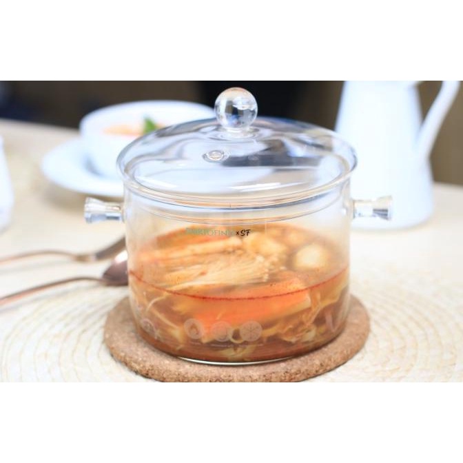 Borosilicate Casserole 1.5L silahkan di pesan