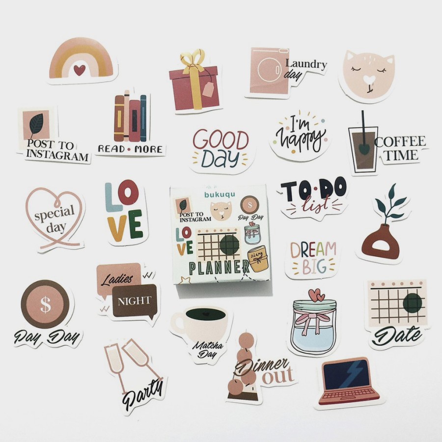 

Bukuqu Stiker Journal SJ014 Planner untuk Notebook, Planner