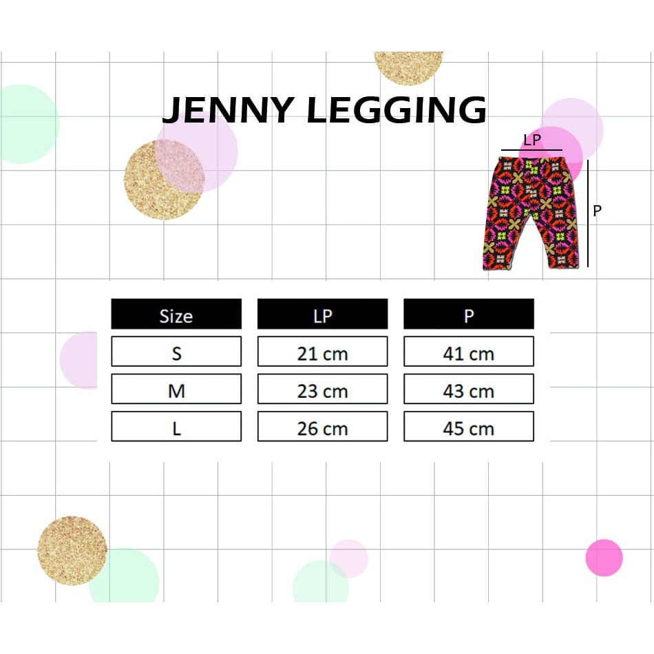 Bobaby Jenny Legging/Celana Legging Anak