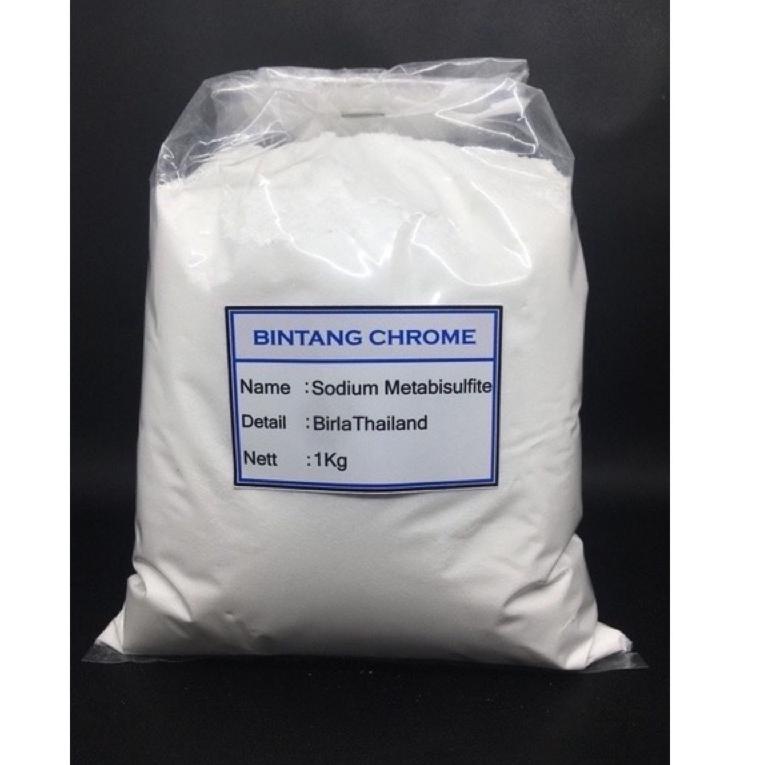 

(Product)[D45Z]㊛ Sodium Meta-bisulfit / SMB 1 Kg / Sodium Meta-bisulphite proses cepat