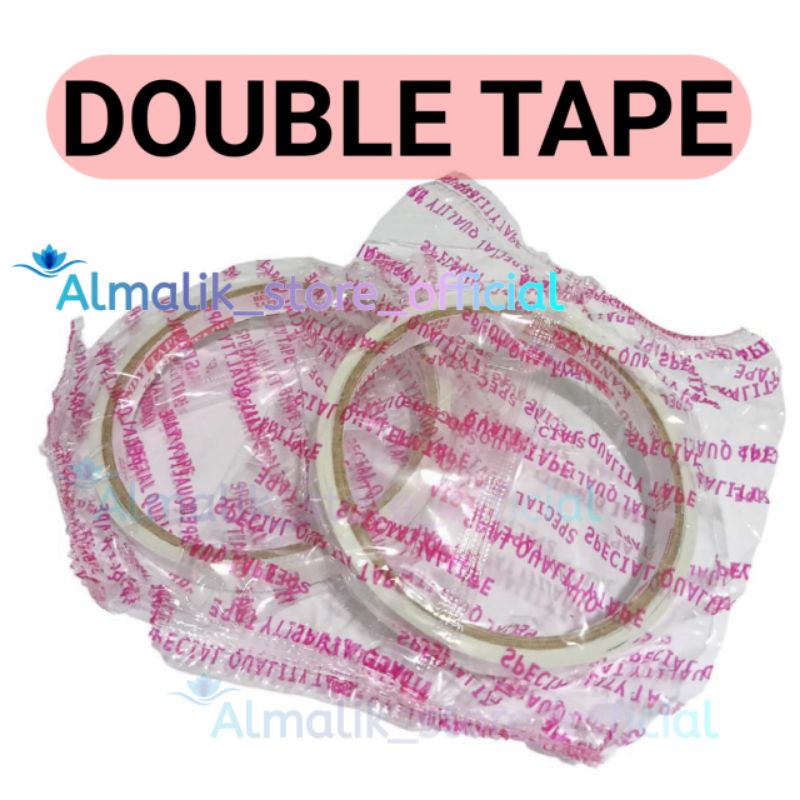 

Murah Double Tape 6mmx15yard Perekat 2 Sisi Depan Belakang eceran
