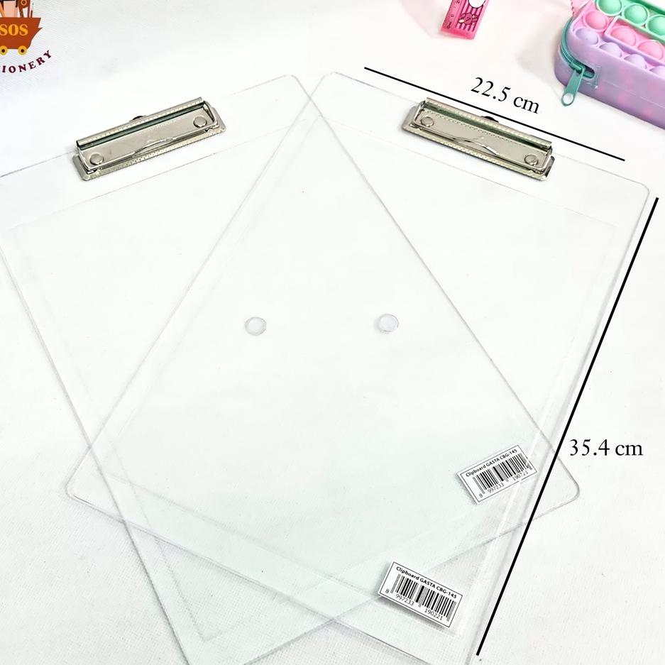 

[PRODUK TMSC9] SOS Clipboard Plastik MICROTOP CBG-145 / Papan Jalan / Clip board / Papan Ujian MYT