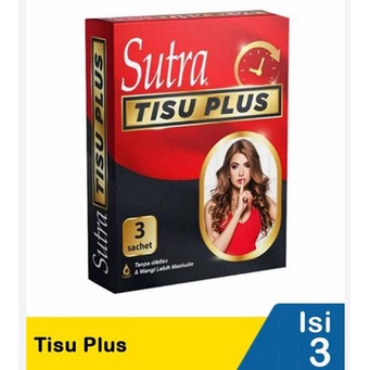 Tisu Magic Sutra Tisu Plus  Isi 3 Sachets