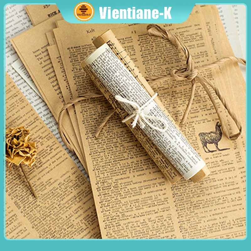 

57PCS Sticker Paper Vintage Aesthetic A6/Journal Scrapbook Kit Ukuran A6 Bahan Kraft