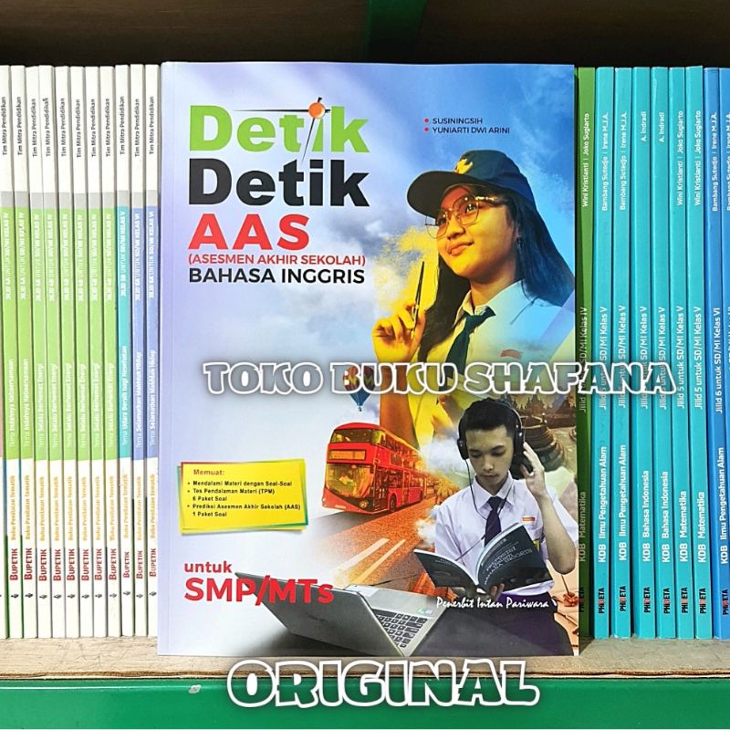 Terbaru Buku Detik Detik AAS Untuk SMP/MTs 2023 Intan Pariwara Dilengkapi Kunci Jawaban